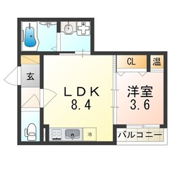 加美駅 徒歩13分 1階の物件間取画像